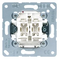 Механизм выключателя 2-клавишного Jung коллекции JUNG, скрытый монтаж, 505U