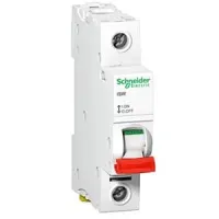 Выключатель нагрузки iSW Acti 9 Schneider Electric 1П 20A (модульный рубильник) 1 модуль 