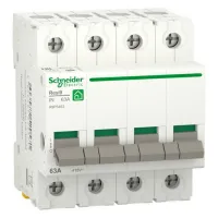 Выключатель нагрузки (модульный рубильник) RESI9 4П 63А 230В Schneider Electric 4 модуля