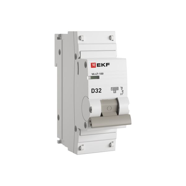 Автоматический выключатель ВА 47-100 1P 32А (D) 10kA PROXIMA EKF