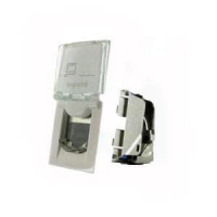 LGR  Mosaic  Бел.  Роз. мех-м RJ45 FTP кат. 6e 1 мод. 076562