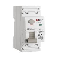 Выключатель дифференциального тока 2п 25А 100мА тип AC 6кА ВД-100N (S) электромех. PROxima EKF E1026