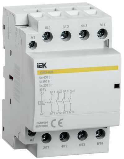 IEK  Контактор мод. КМ63-40М AC/DC IEK