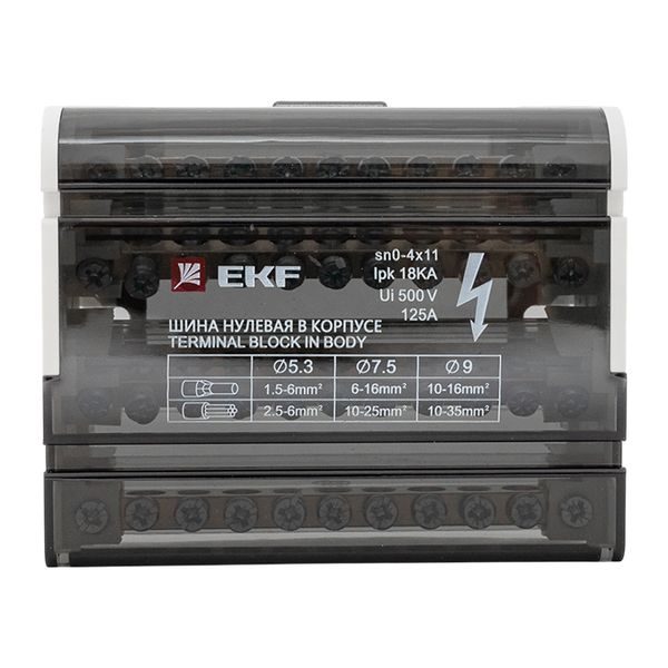 Шина нулевая в корпусе (4x11) EKF PROxima