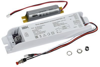 БАП IEK LED   200-1,0 IP20  1 час 192х40х29 мм
