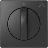 SCH  MERTEN  D-Life  Антрацит  Центр. Накладка д/поворот. мех-ма рольставней MTN3875-6034