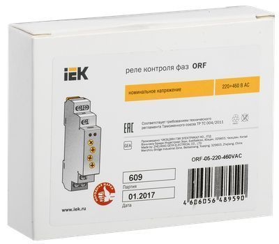 Реле фаз ORF 05. 3ф 220-460 В AC IEK