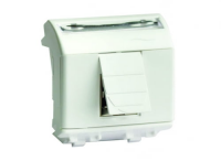 DKC  Роз.  Бел. комп.  RJ-45, кат.5Е, экранированная, белая, 2мод 76666B