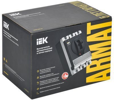 ARMAT Авт. выкл. лит. корпус 3P G 85кА 160А ТМ рег. IEK