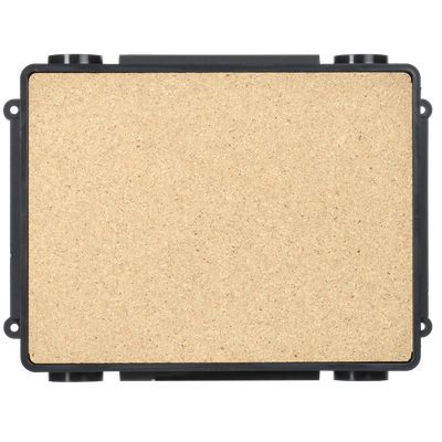 Коробка напол. 12м черная ONFLOOR IEK KNU-12-PA-9011