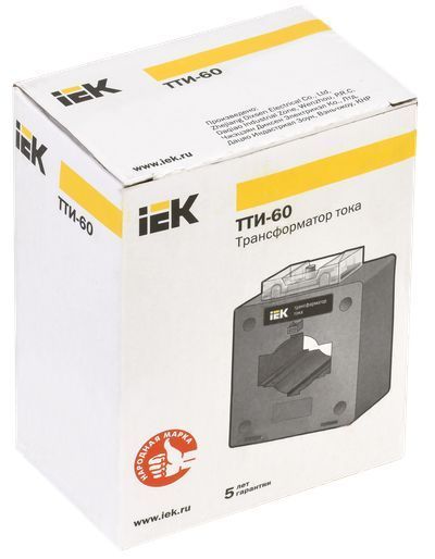 Трансформатор тока  IEK  ТТИ-60  750/5А  10ВА  кл. точн. 0,5S