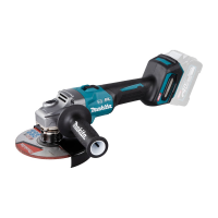 Аккумуляторная шлифовальная угловая машина Makita GA035GZ