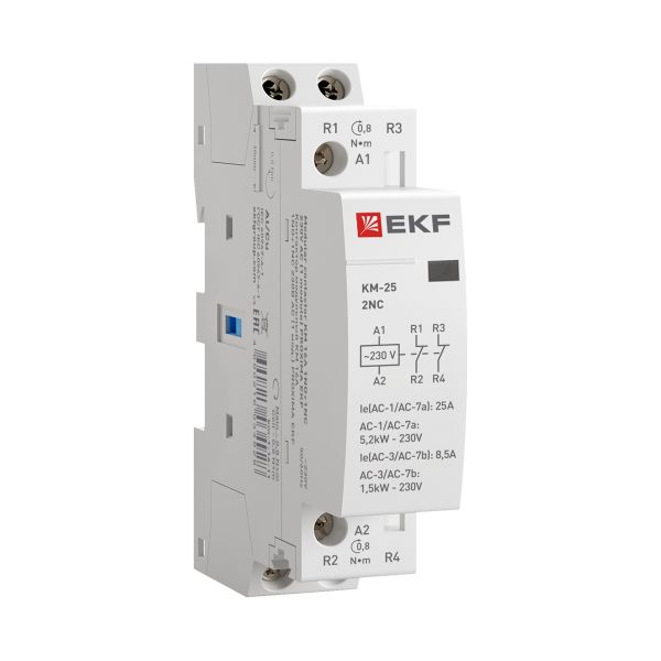 Контактор модульный КМ 25А 2NC 230В АС (1 мод.) PROXIMA EKF