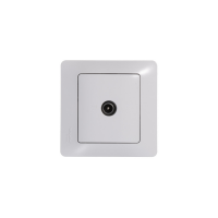 SCH Glossa  Бел. Роз. ТВ проходн. 4DB, мех-м IP20 СП GSL000192