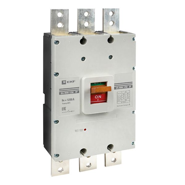 Выключатель автоматический в литом корпусе ВА-99М 1250/1250А 3P 10In 35кА с термомагнитным расцепителем EKF