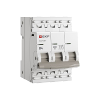 Выключатель автоматический модульный 3п B 4А 6кА ВА 47-63N PROxima EKF M636304B