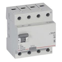 УЗО  4П  25А  30мА  LGR  ВДТ  RX3  тип АС  402062