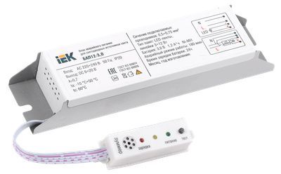 БАП LED IEK БАП12-3,0 плюс код 122991 для светодиодных ламп