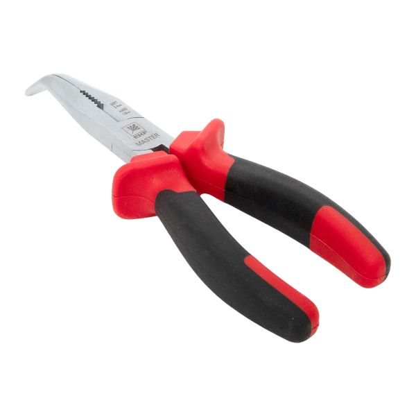 Длинногубцы изогнутые Master 200 мм EKF