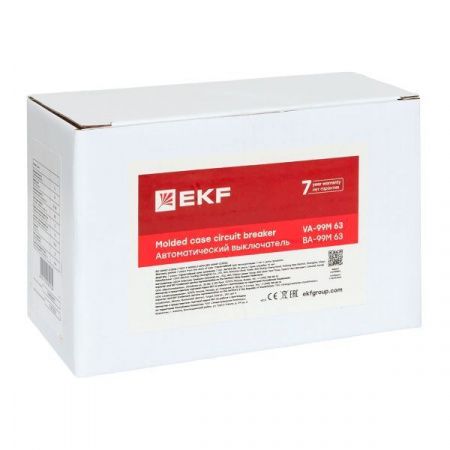 Выключатель автоматический в литом корпусе ВА-99М 63/40А 3P 10In 50кА с термомагнитным расцепителем EKF