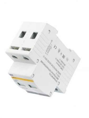 Огран. имп. перенапр.  2П  Un=400B  In=20kA  Im=40kA  ОПС1-C 2Р IEK