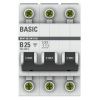 Автоматический выключатель ВА 47-29 3P 25А (B) 4,5кА BASIC
