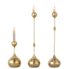Подсвечник ArtHomeDecor DROP 6916 L Gold