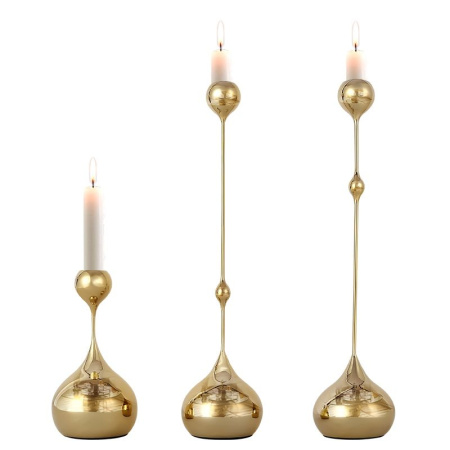 Подсвечник ArtHomeDecor DROP 6916 L Gold
