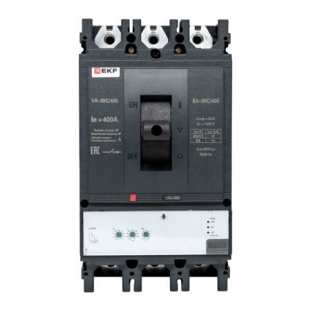 Выключатель автоматический в литом корпусе ВА-99C 400/400А 3P 45кА с электронным расцепителем EKF