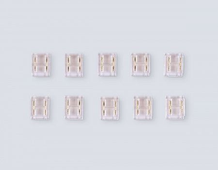 Соединитель прямой  AMBRELLA LIGHT ILLUMINATION COB 12/24V для лент 8/10mm (2 конт.) (10шт. в комплекте) GS6361