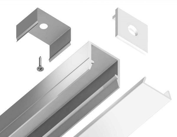 Профиль алюминиевый накладной AMBRELLA LIGHT ILLUMINATION GP1650AL