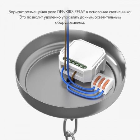 Wi-Fi реле-диммер двухканальное Denkirs 2x100Вт RL1004-DM/1